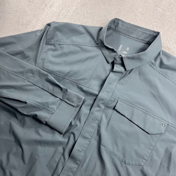 Arc'teryx Other - Arcteryx Skyline LS Shirt Mens XL Gray Blue Technical Button Down 19065